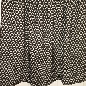 Fit and Flare Black and White dress